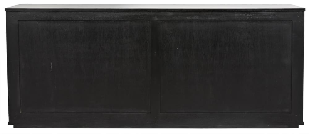 Smith 4 Door Sideboard, Hand Rubbed Black – Sideboards by Noir Furniture | Sutter & Vale