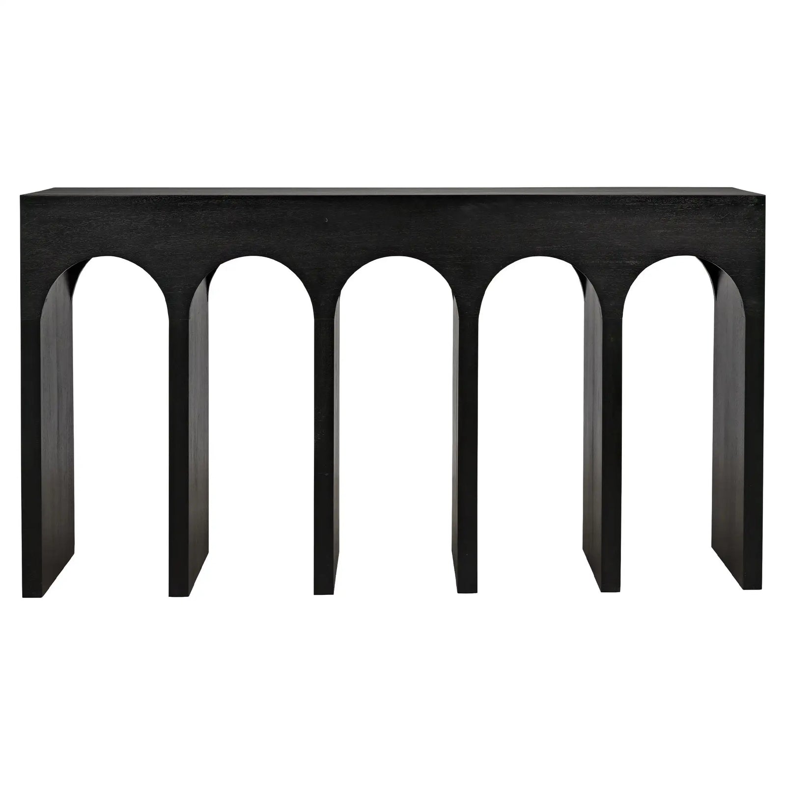 Bridge Console, Hand Rubbed Black by Noir Furniture | Sutter & Vale