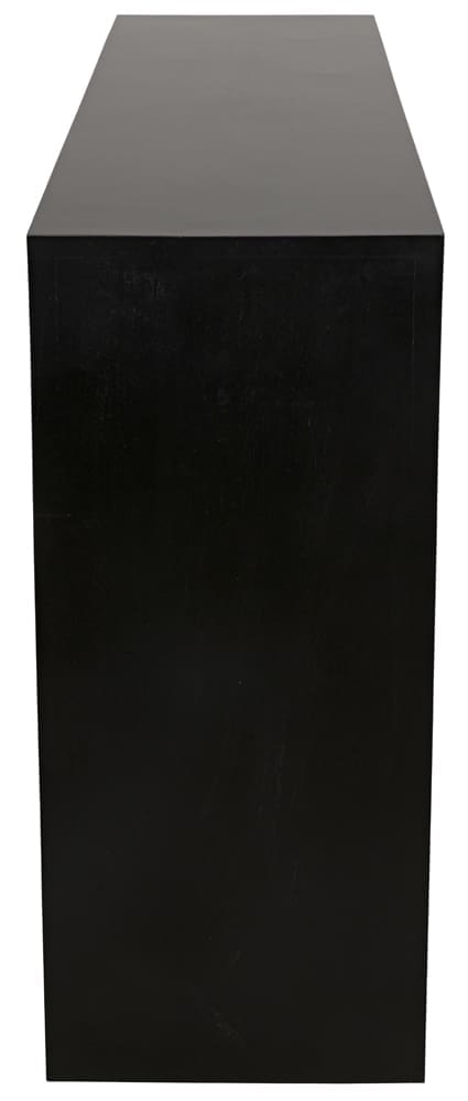 Bridge Console, Hand Rubbed Black by Noir Furniture | Sutter & Vale