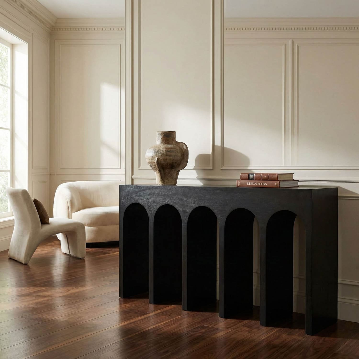 Bridge Console, Hand Rubbed Black