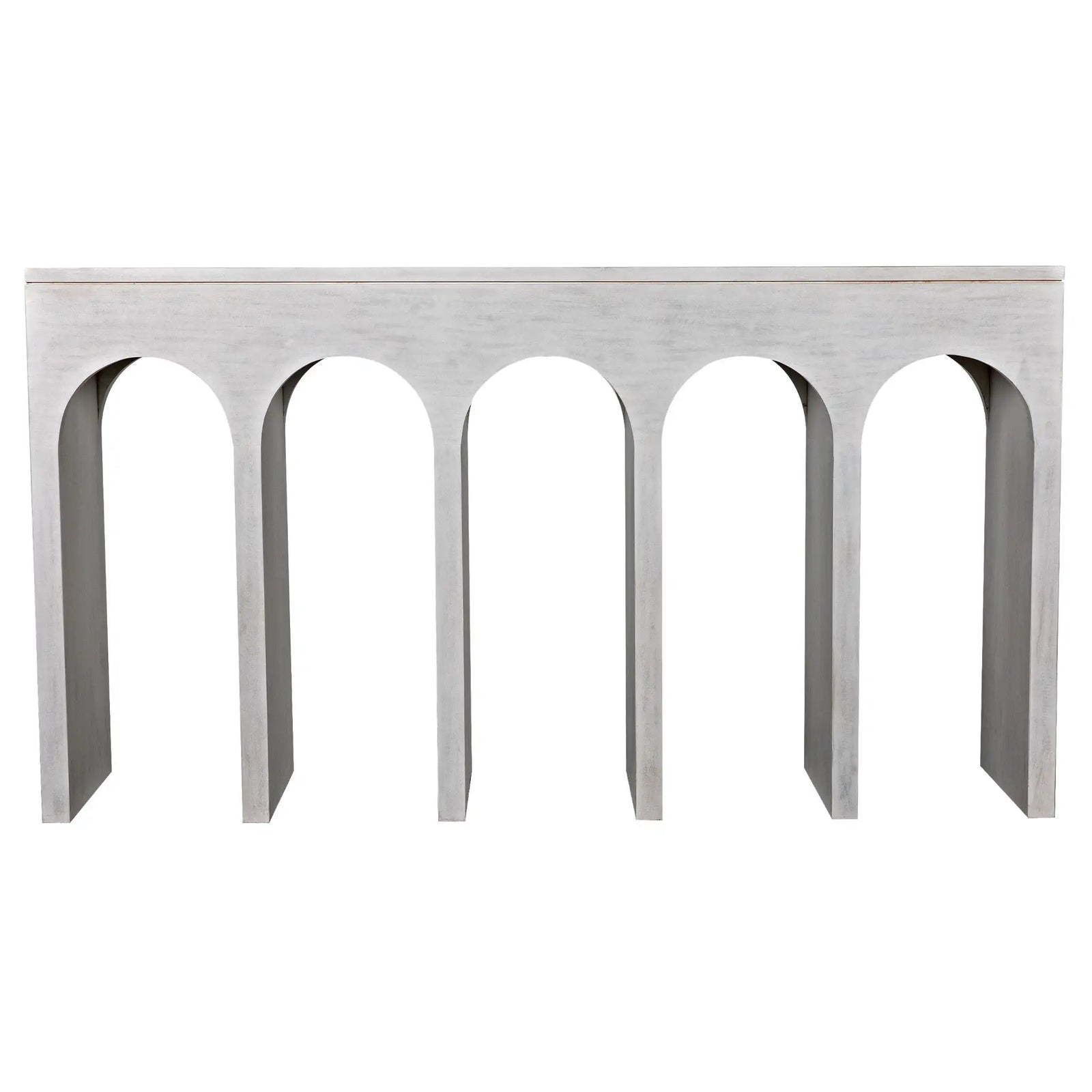 Bridge Console, White Wash by Noir Furniture | Sutter & Vale