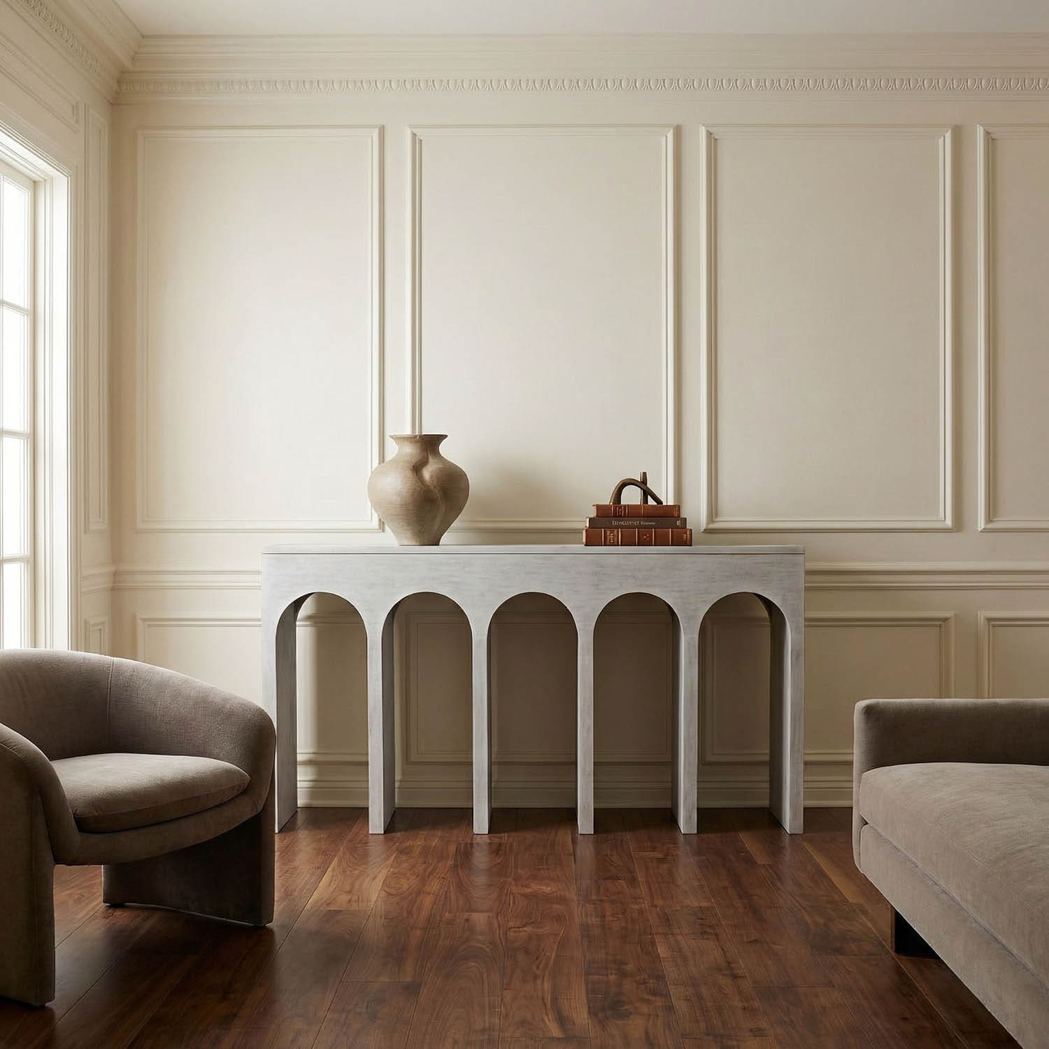 Bridge Console, White Wash