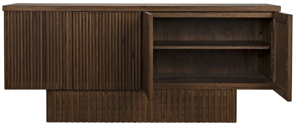 Mr. Smith Sideboard, Dark Walnut in Dark Walnut — Noir Furniture