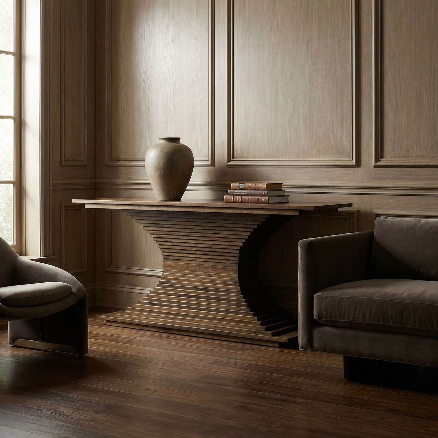 Cambio Console, Dark Walnut