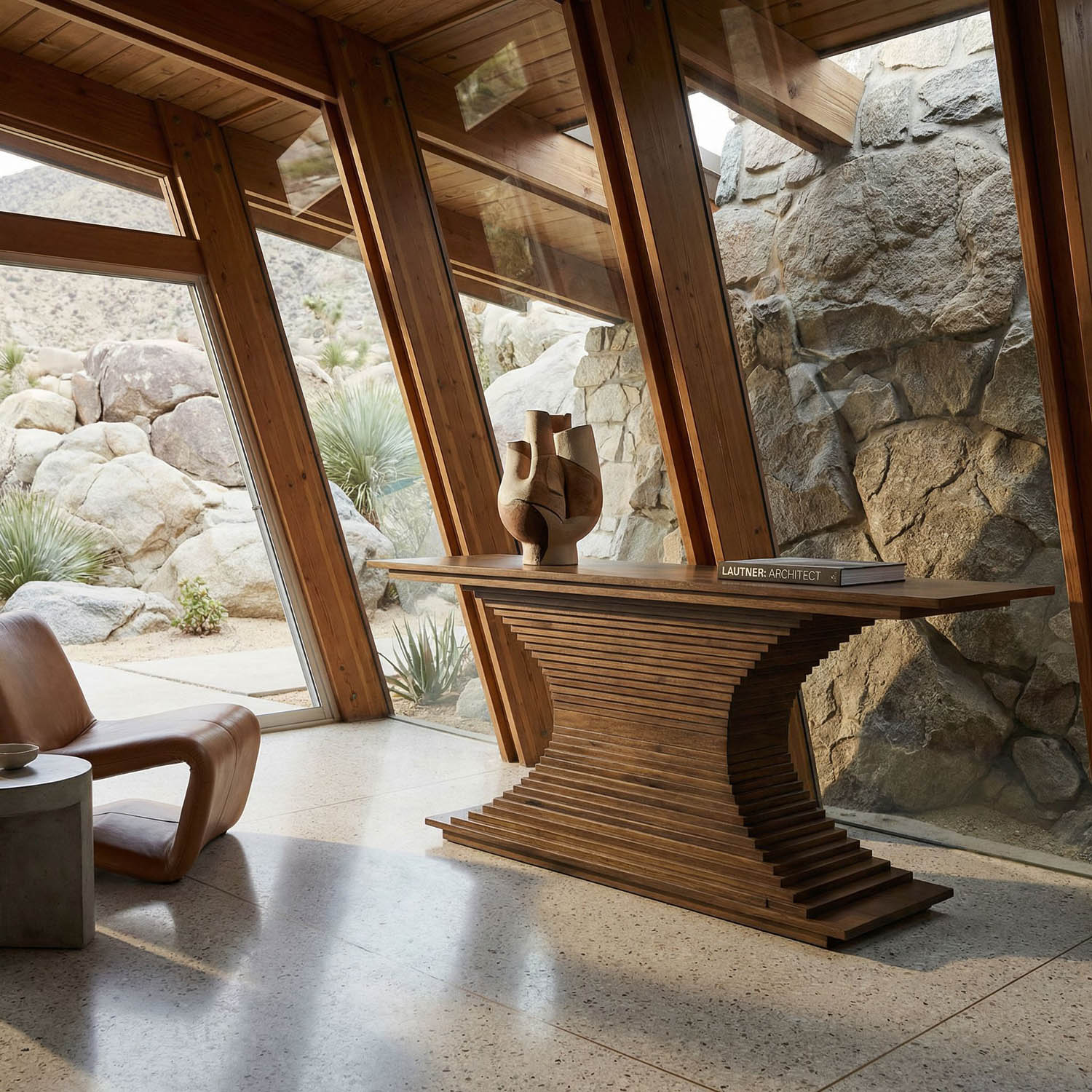 Cambio Console, Dark Walnut