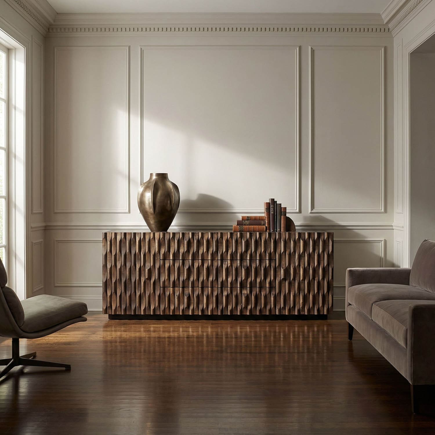 Alameda Sideboard, Large, Dark Walnut