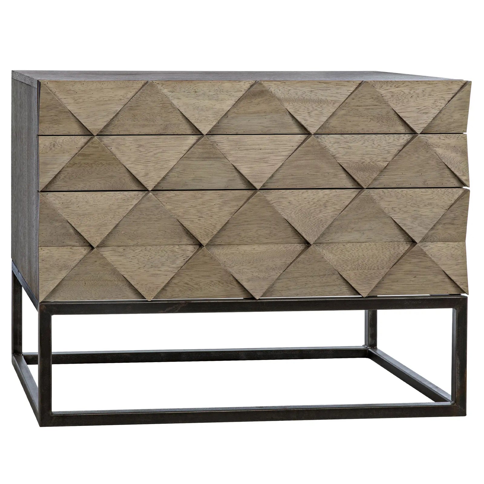 Draco Sideboard with Iron Stand, Washed Walnut – Sideboards by Noir Furniture | Sutter & Vale