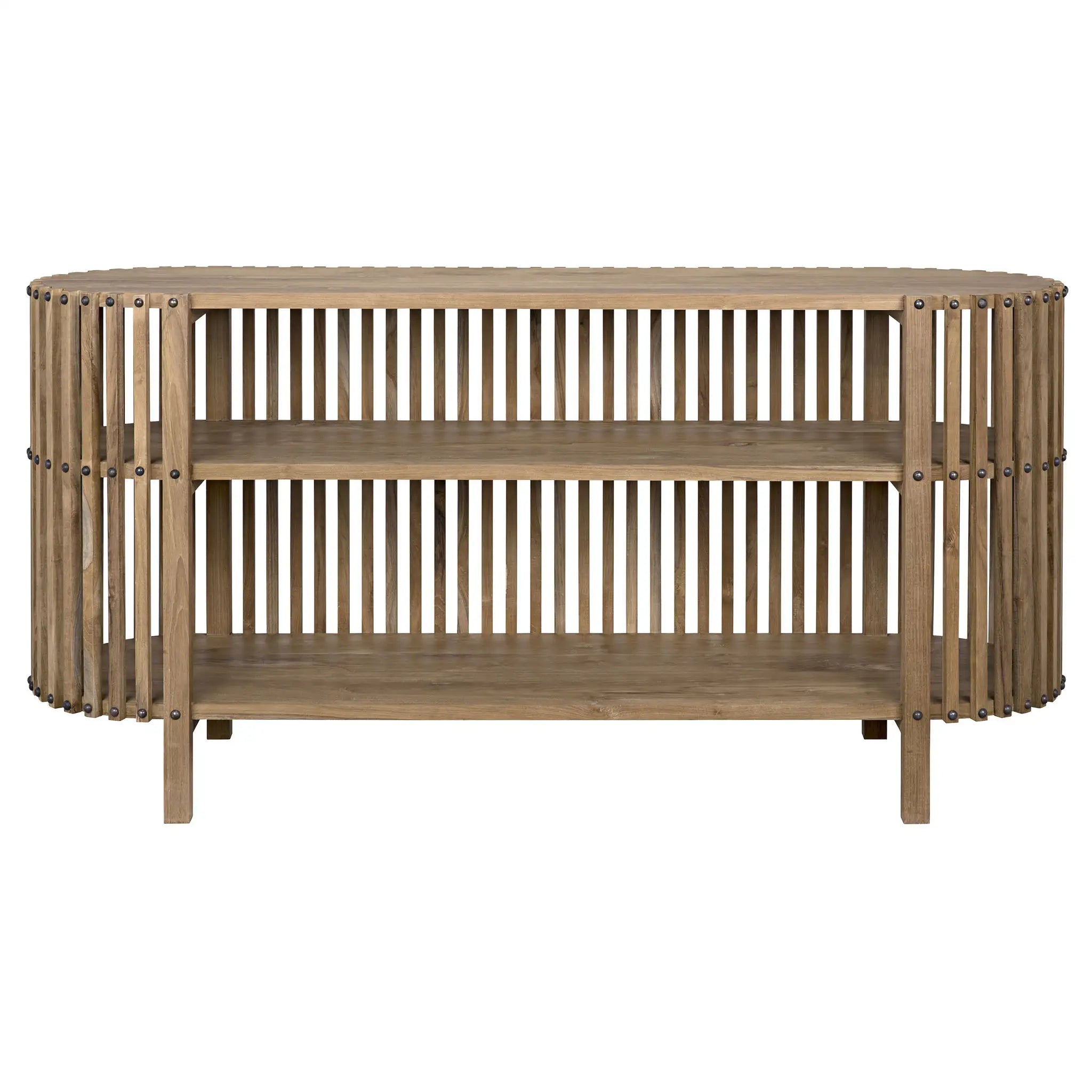 Consuela Console, Teak in Natural — Noir Furniture