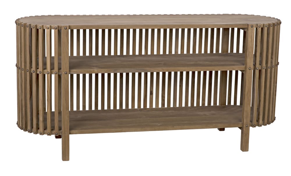 Consuela Console, Teak in Natural — Noir Furniture