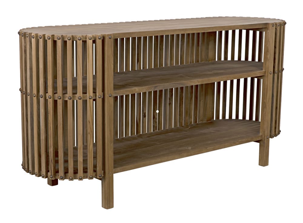 Consuela Console, Teak in Natural — Noir Furniture