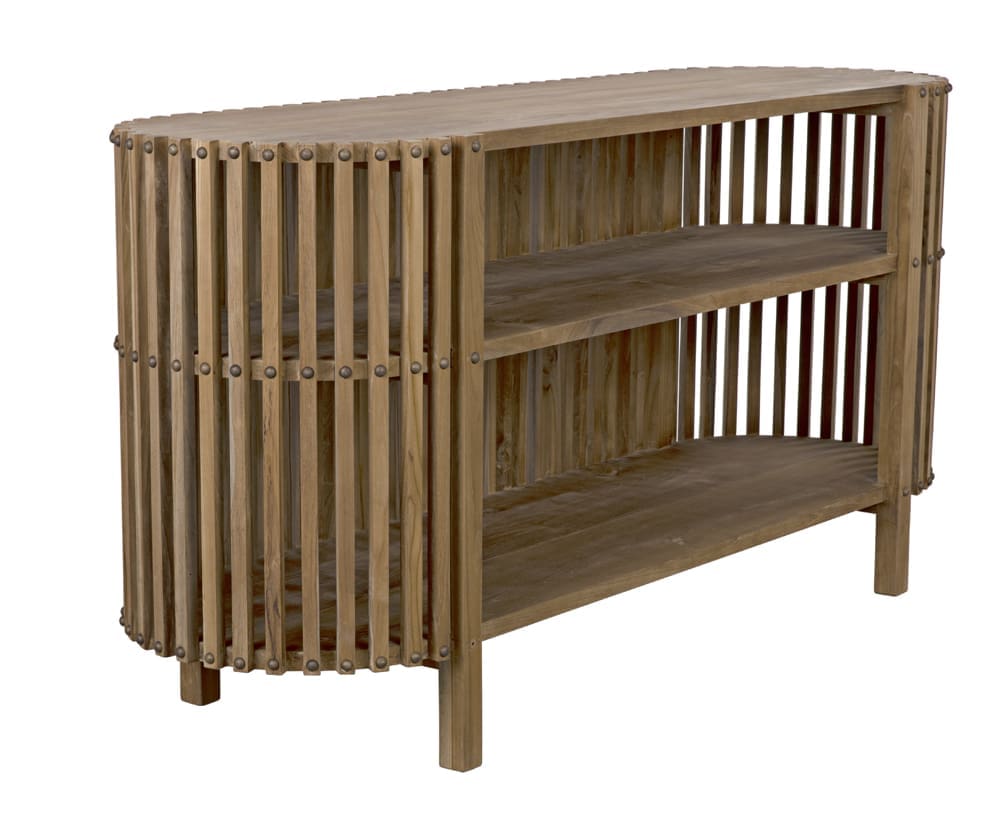 Consuela Console, Teak in Natural — Noir Furniture