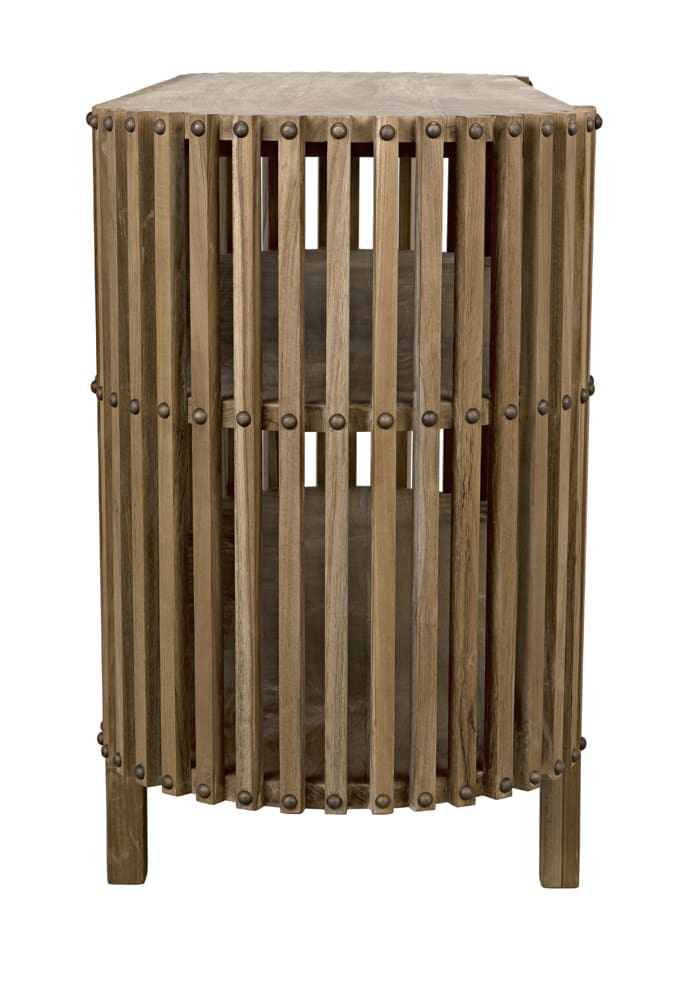 Consuela Console, Teak by Noir Furniture | Sutter & Vale