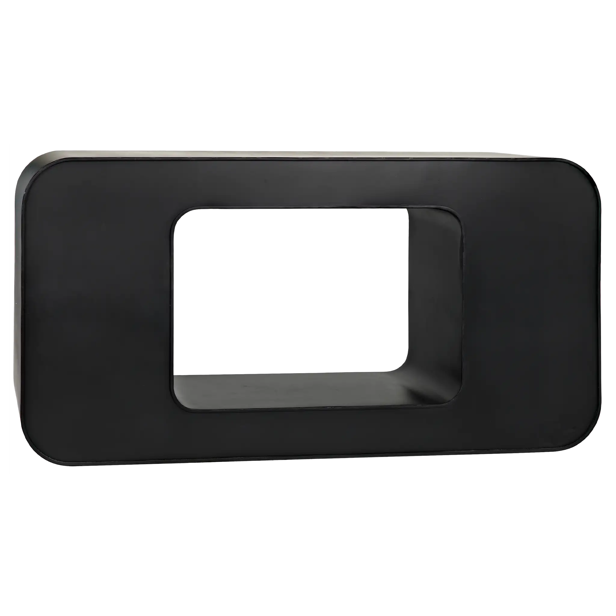 Shylock Console, Black Iron in Matte Black — Noir Furniture