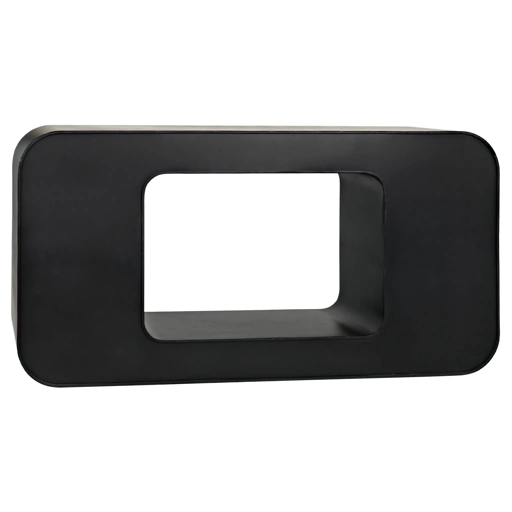 Shylock Console, Black Iron in Matte Black — Noir Furniture