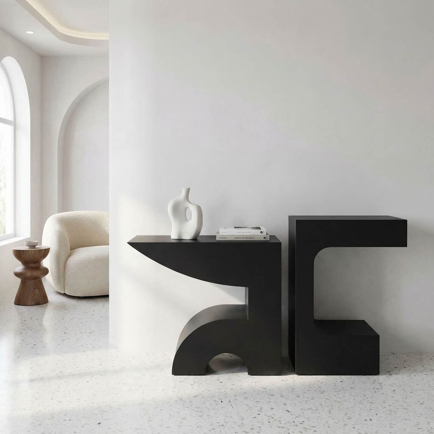 Shiba Console, Black Iron