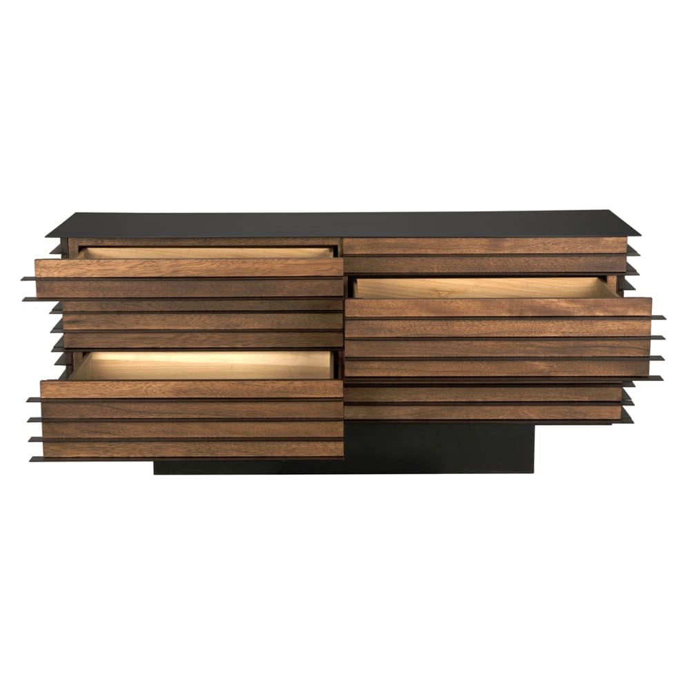 Elevation Sideboard, Dark Walnut and Iron – Sideboards by Noir Furniture | Sutter & Vale