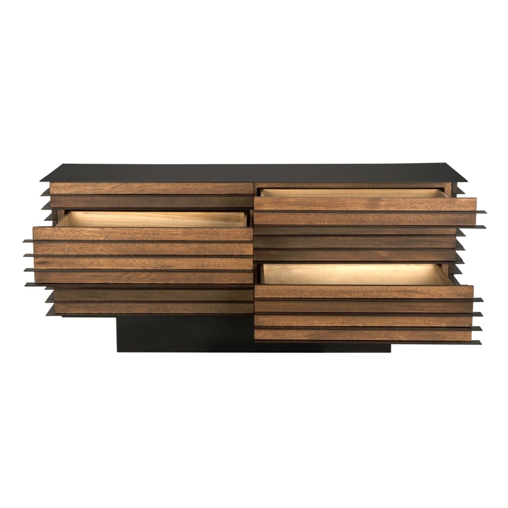 Elevation Sideboard, Dark Walnut and Iron – Sideboards by Noir Furniture | Sutter & Vale