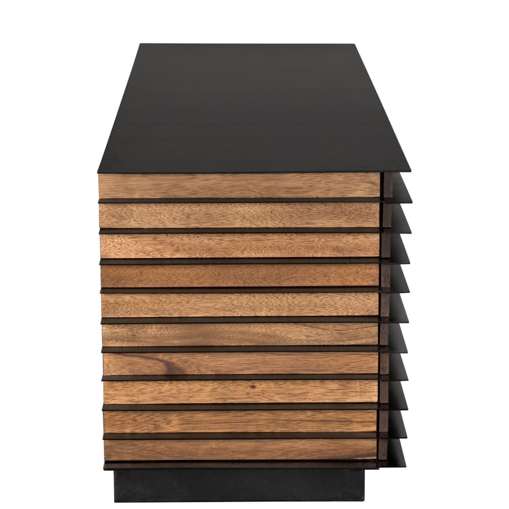 Elevation Sideboard, Dark Walnut and Iron – Sideboards by Noir Furniture | Sutter & Vale