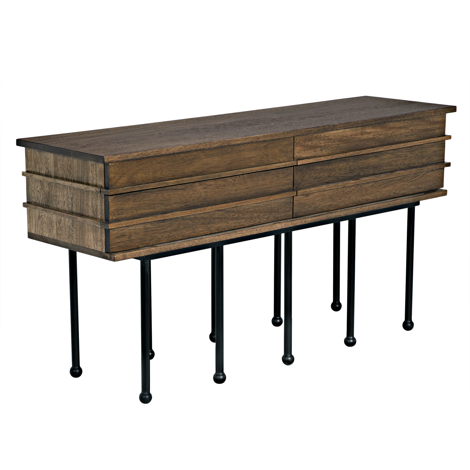 Oliver Console, Dark Walnut by Noir Furniture | Sutter & Vale