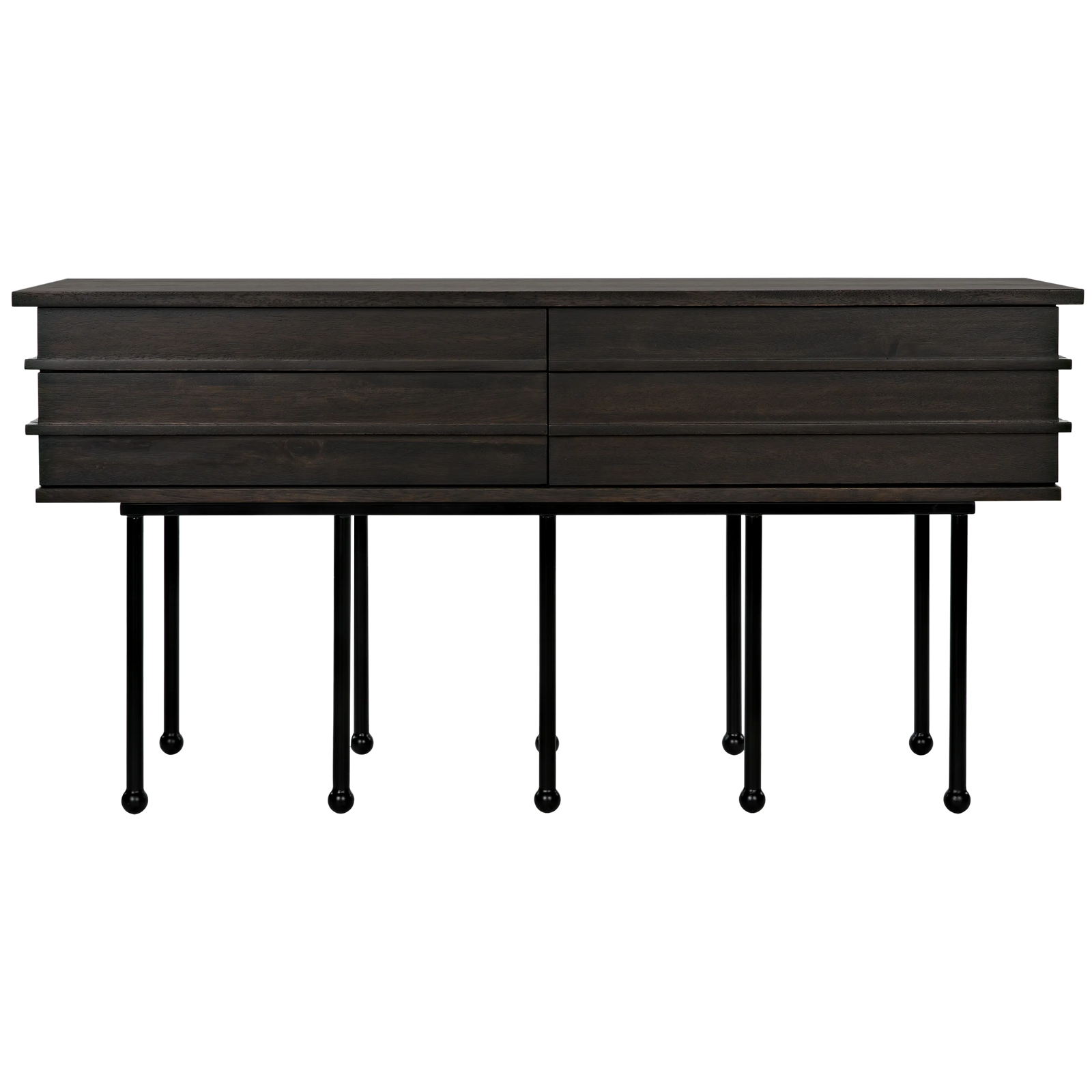 Oliver Console, Washed Walnut by Noir Furniture | Sutter & Vale