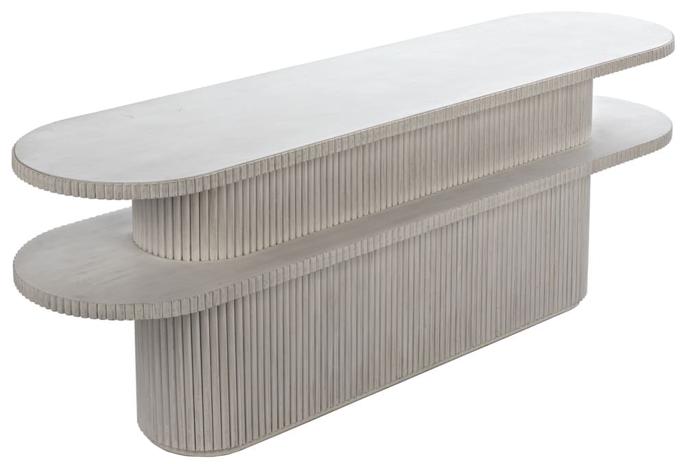 Parker Console, White Wash in White Wash — Noir Furniture