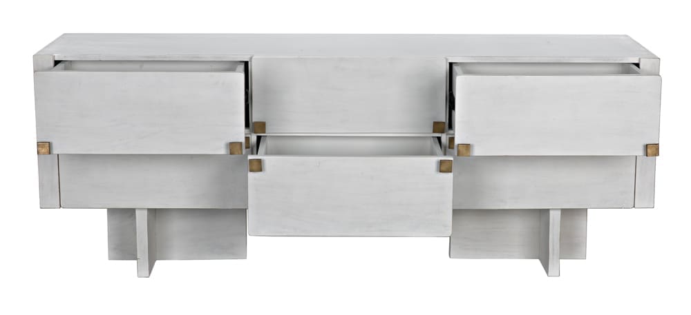 Amidala Sideboard, White Wash – Sideboards by Noir Furniture | Sutter & Vale