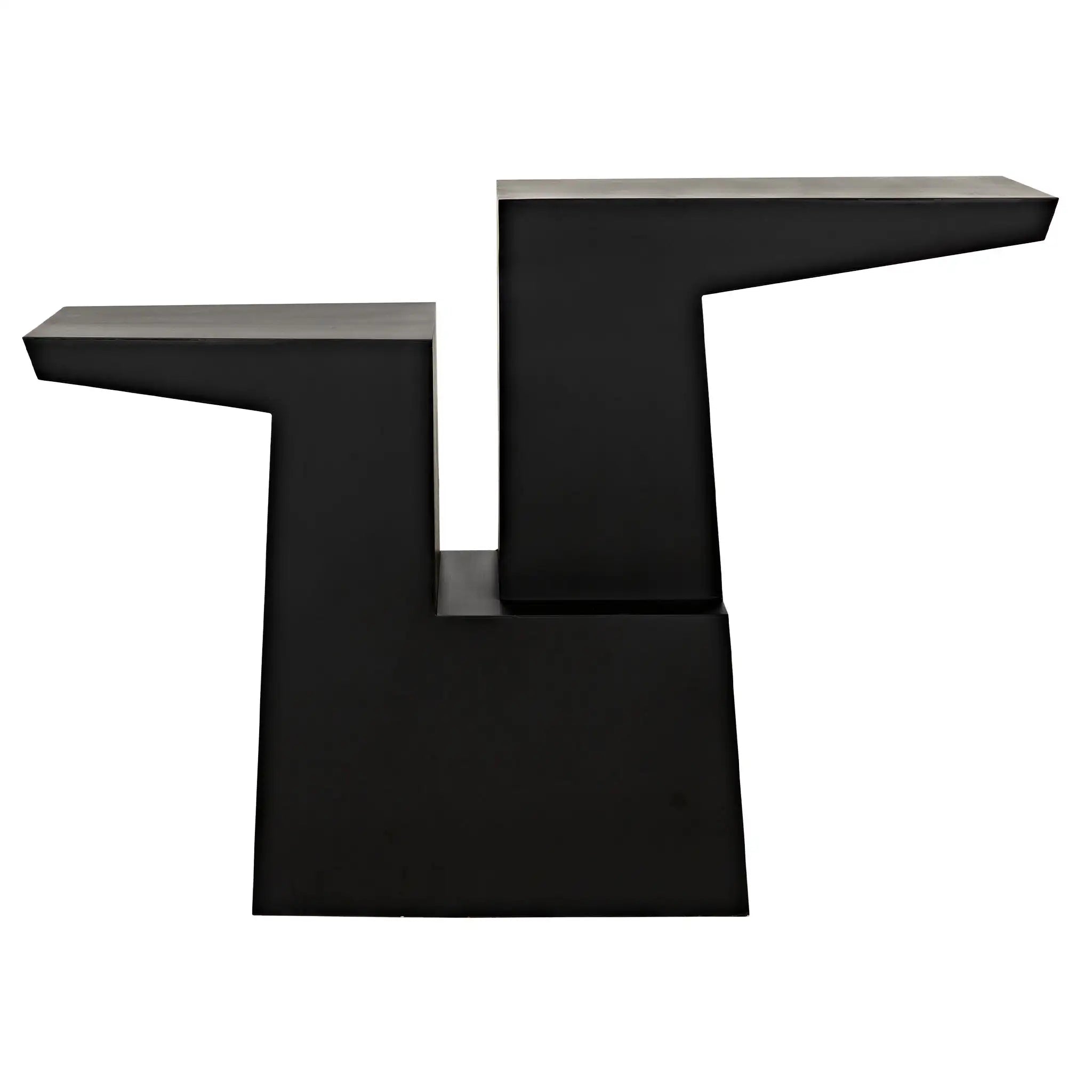 Jazz Console, Black Iron in Matte Black — Noir Furniture