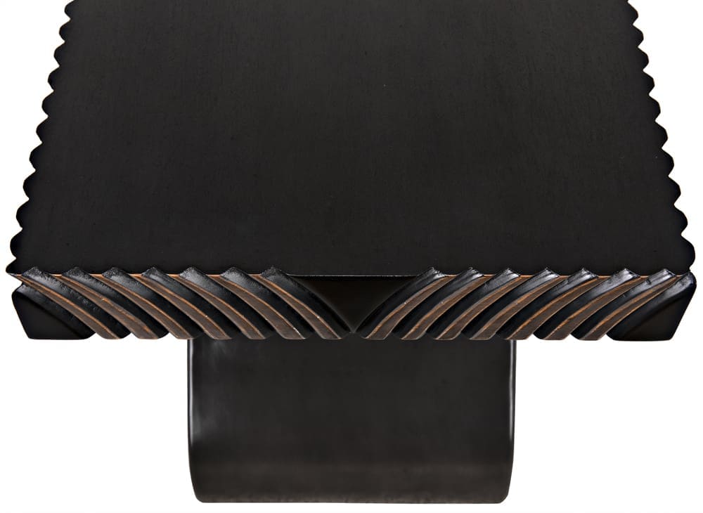 Ray Console, Pale in Pale w/ Light Brown Highlights — Noir Furniture