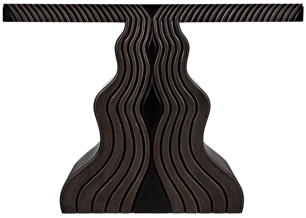 Ray Console, Pale in Pale w/ Light Brown Highlights — Noir Furniture