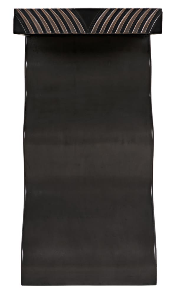 Ray Console, Pale in Pale w/ Light Brown Highlights — Noir Furniture