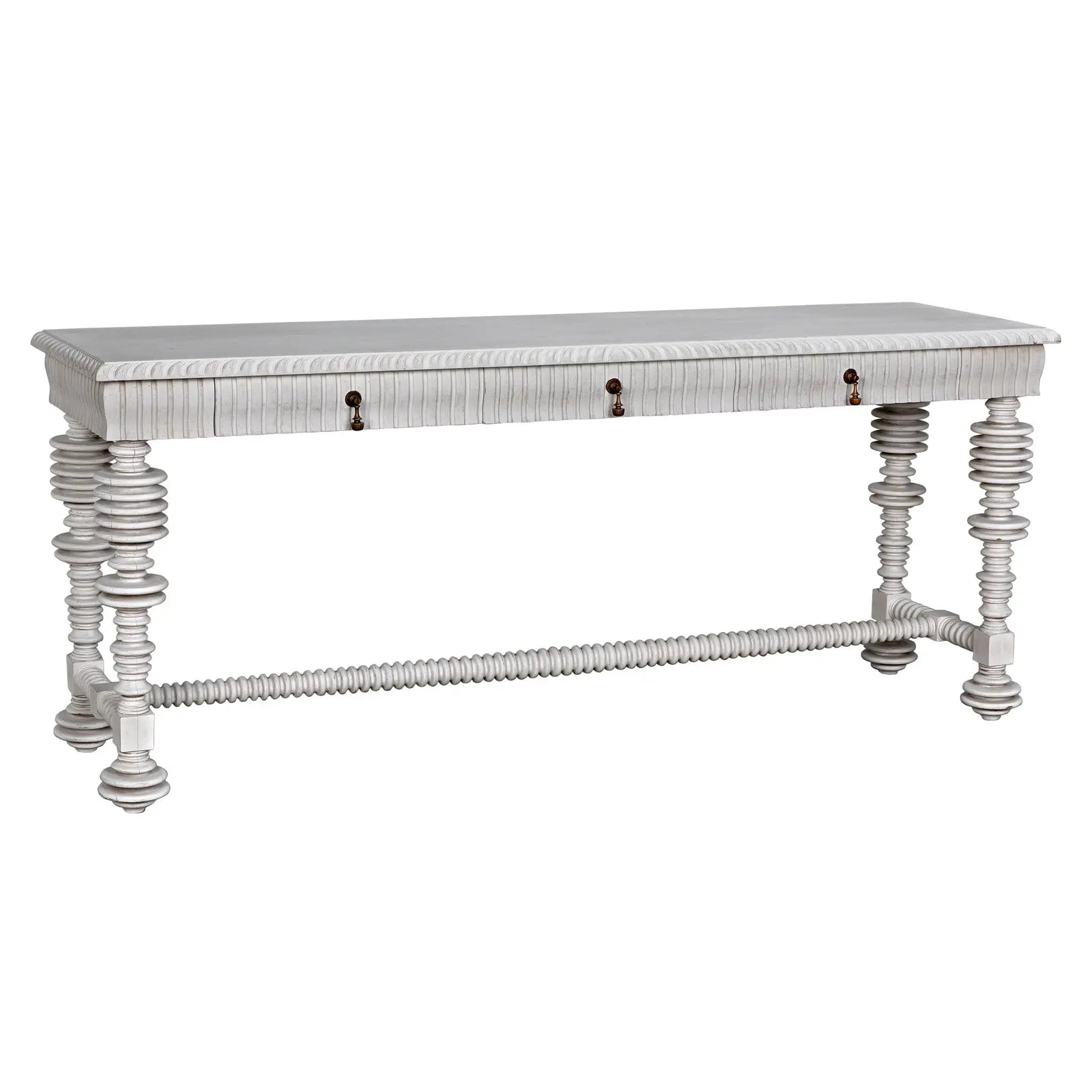 Portuguese Console, White Wash by Noir Furniture | Sutter & Vale
