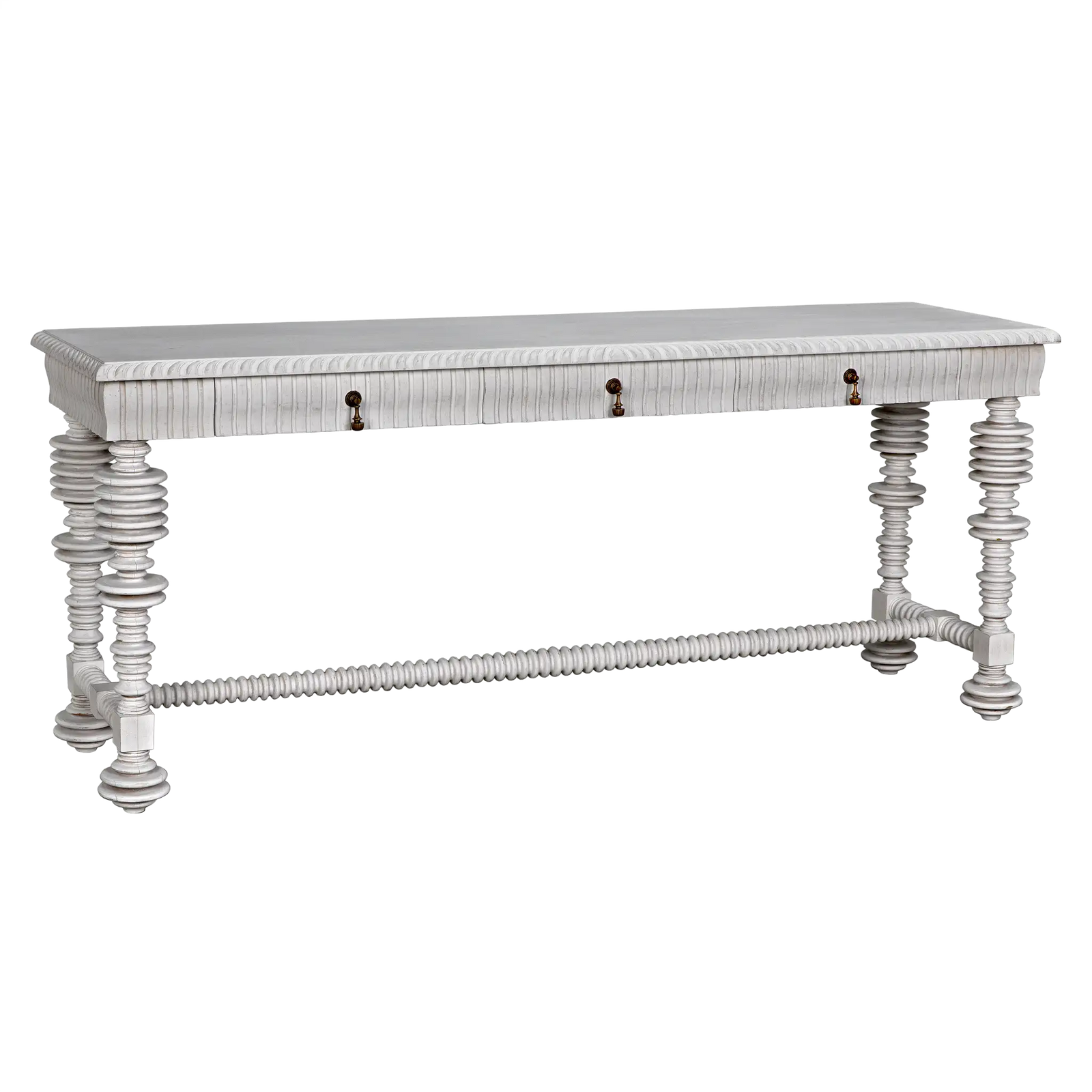Portuguese Console, White Wash by Noir Furniture | Sutter & Vale