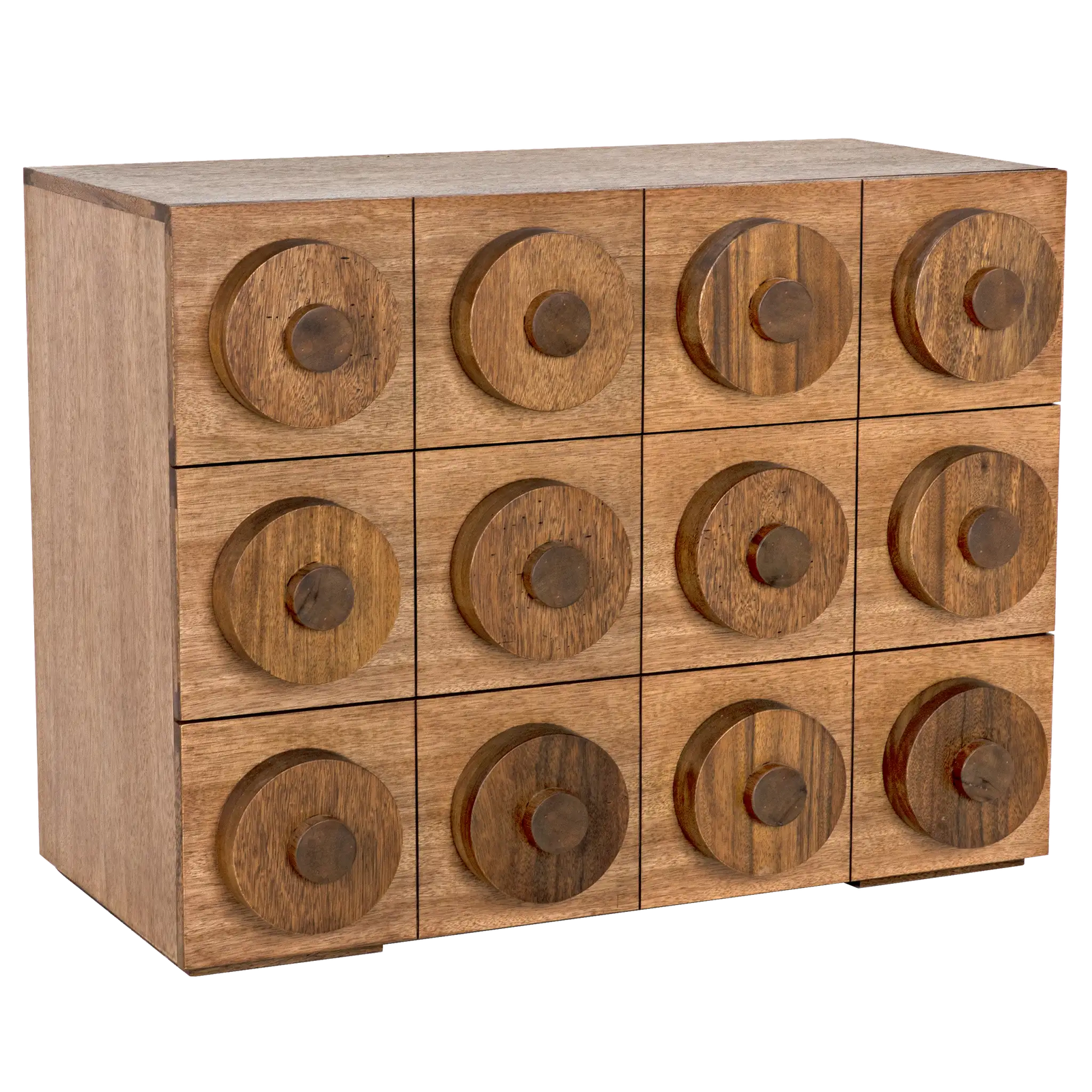 Lego Sideboard with 3 Drawers, Dark Walnut – Sideboards by Noir Furniture | Sutter & Vale
