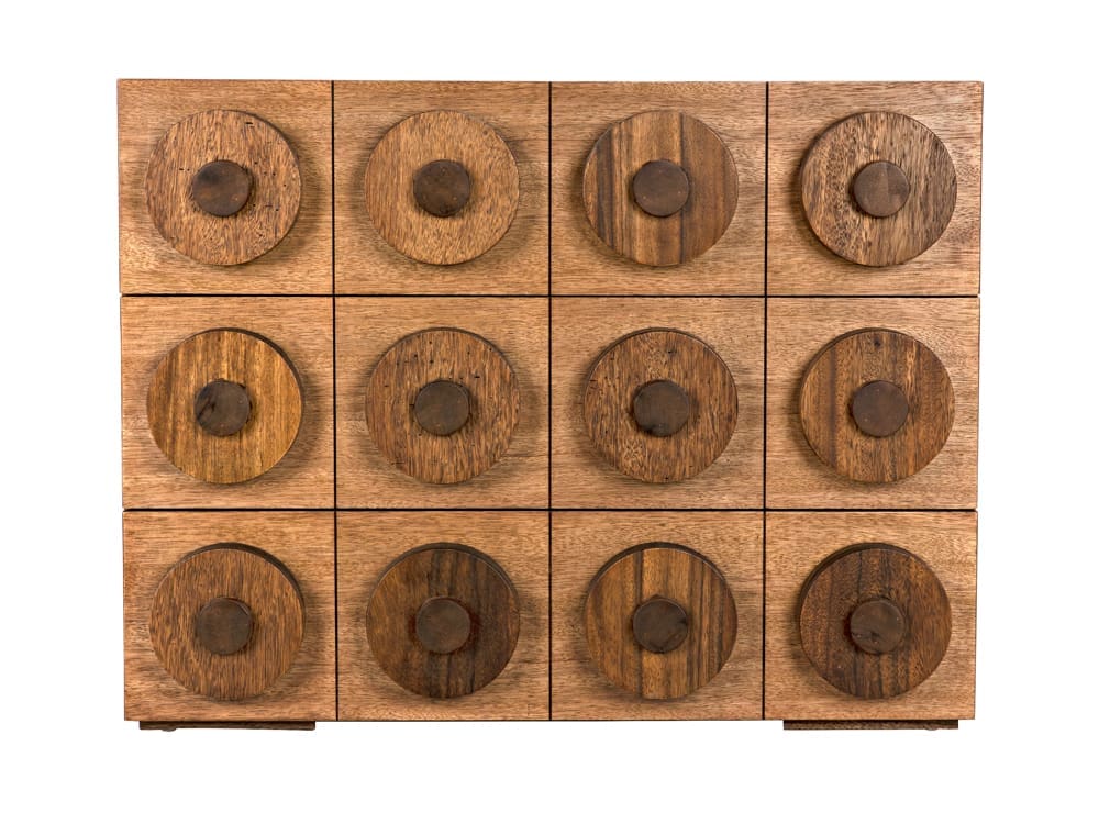 Lego Sideboard with 3 Drawers, Dark Walnut – Sideboards by Noir Furniture | Sutter & Vale