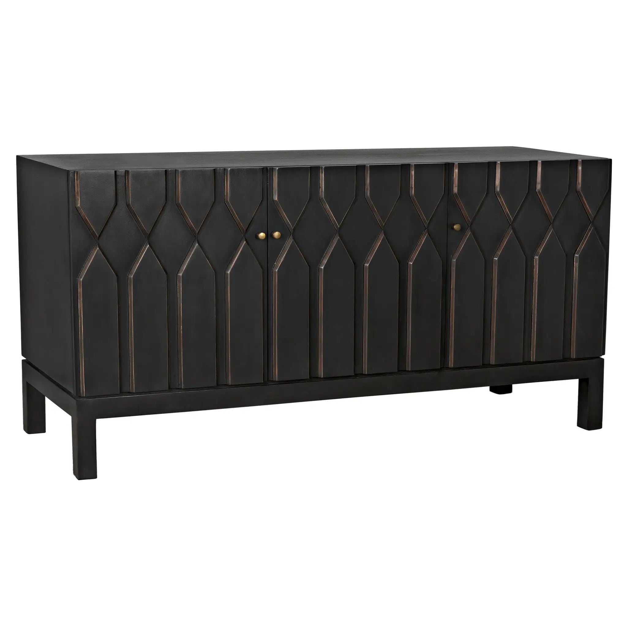Anubis Sideboard, Pale Rubbed in Pale — Noir Furniture