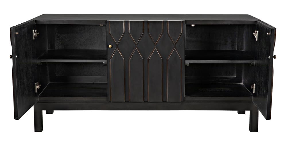 Anubis Sideboard, Pale Rubbed – Sideboards by Noir Furniture | Sutter & Vale