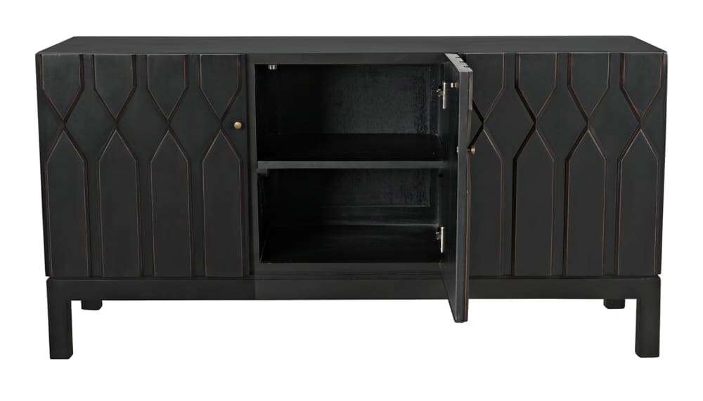 Anubis Sideboard, Pale Rubbed – Sideboards by Noir Furniture | Sutter & Vale