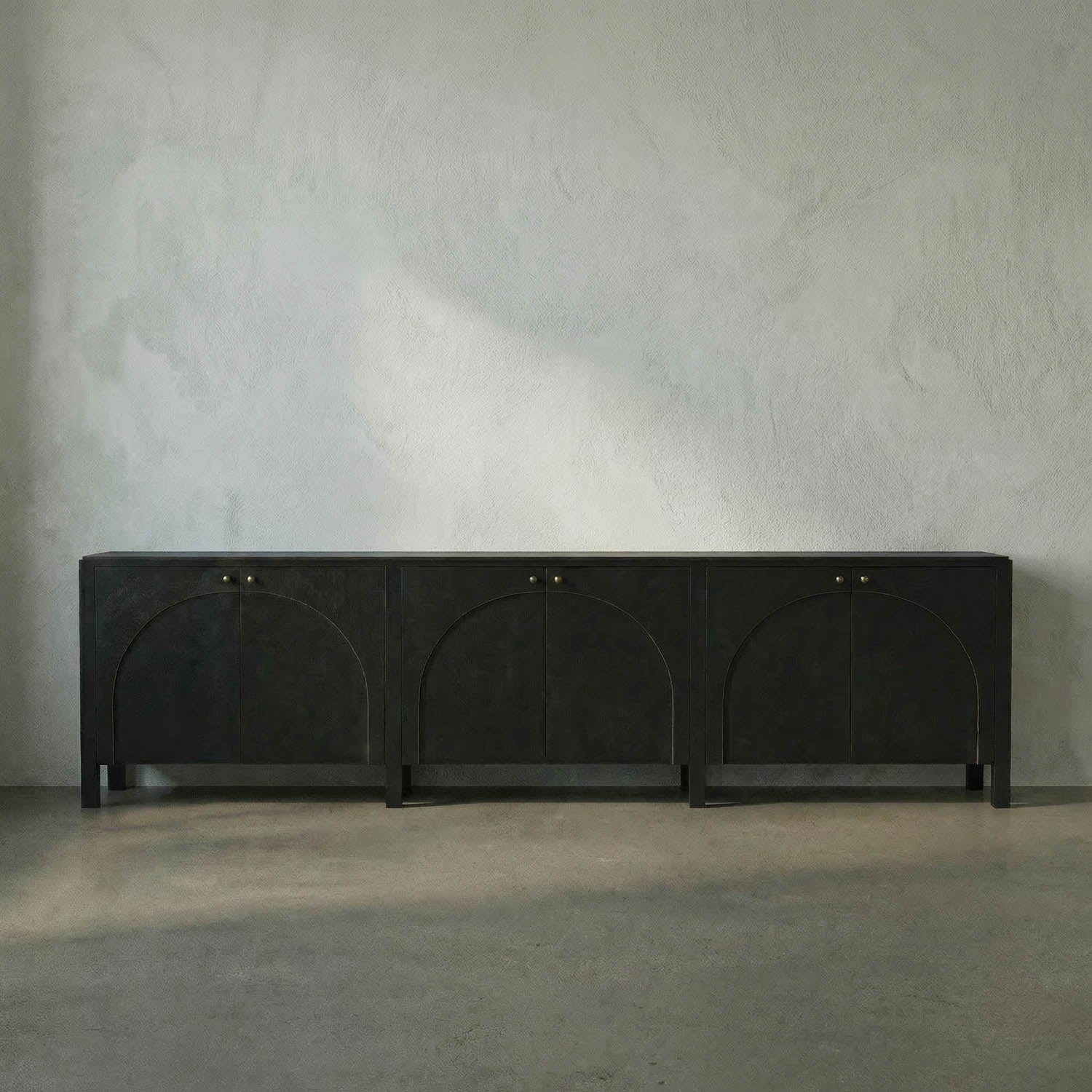 Weston Sideboard XL, HB w Light Brown Trim by Noir