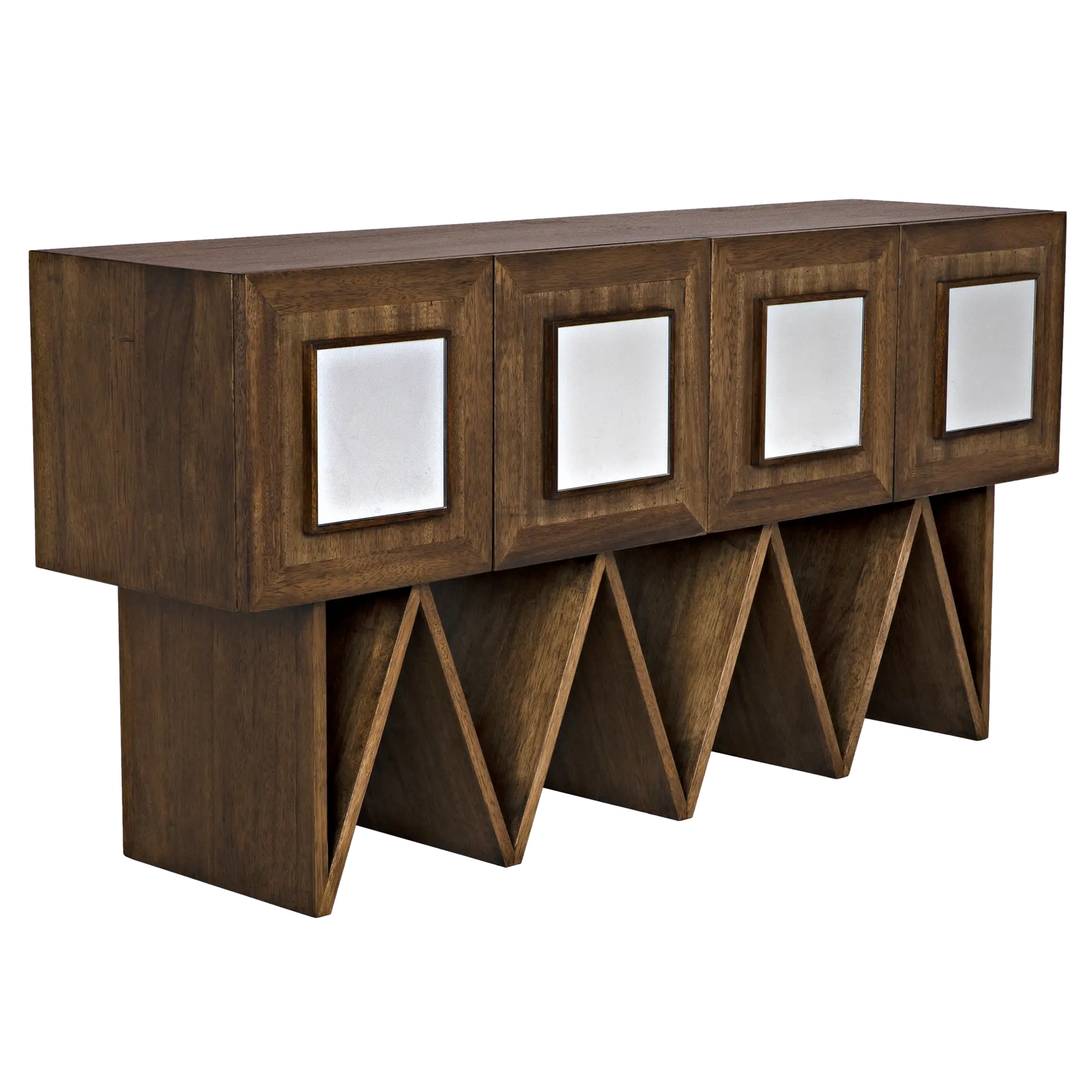 Jean-Michel Sideboard, Dark Walnut with Mirror – Sideboards by Noir Furniture | Sutter & Vale