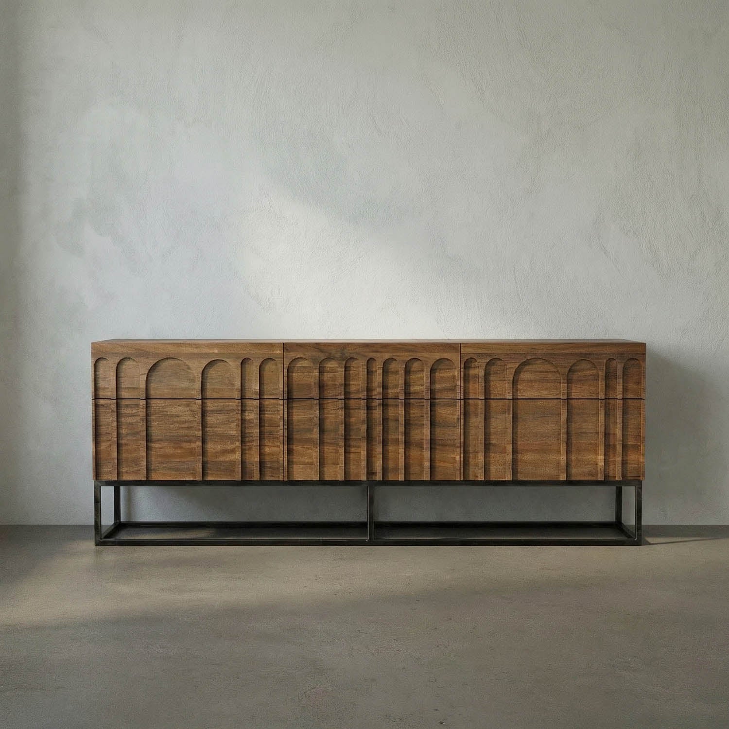 Casanova Sideboard, Dark Walnut by Noir