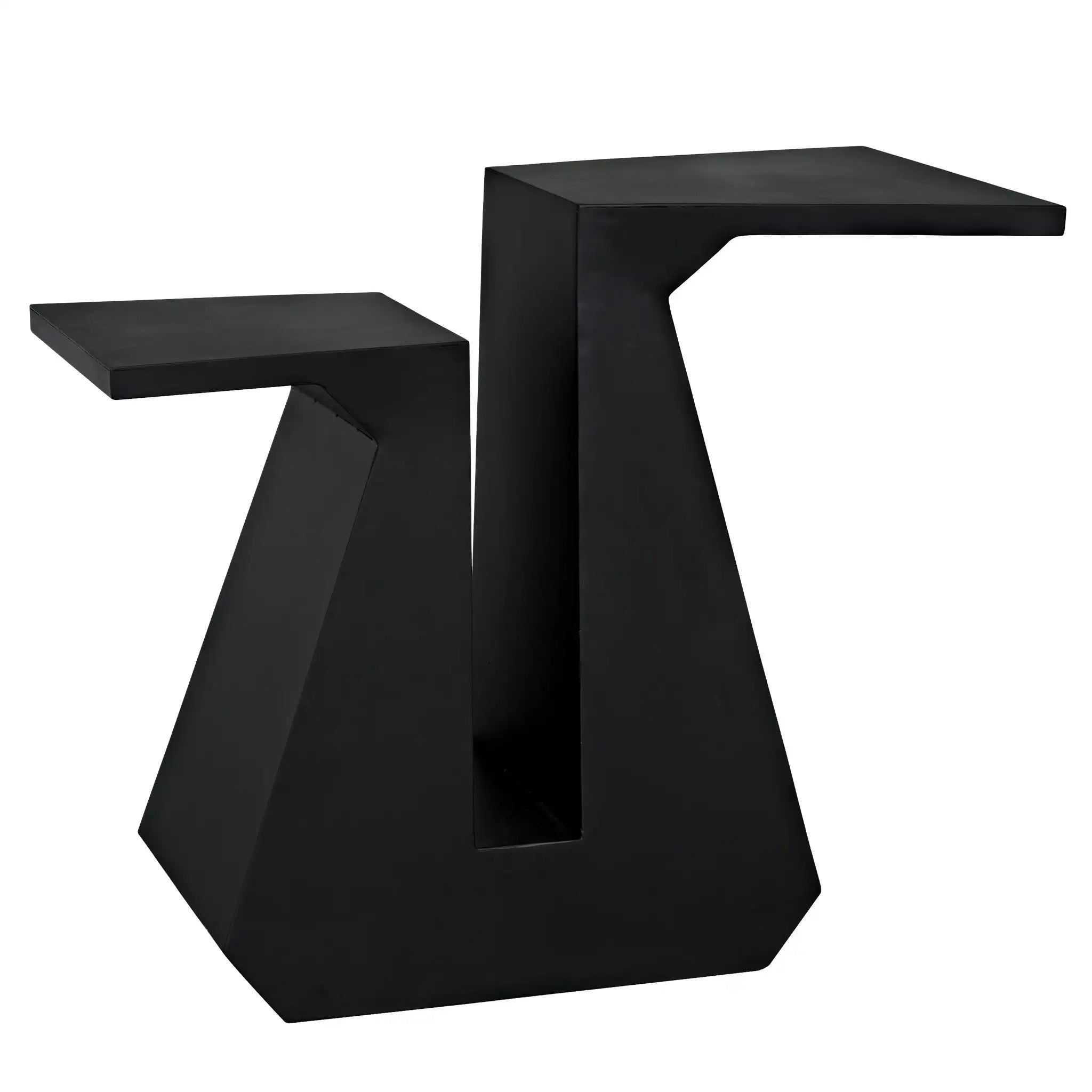 Gaston Console/Side Table in Matte Black — Noir Furniture
