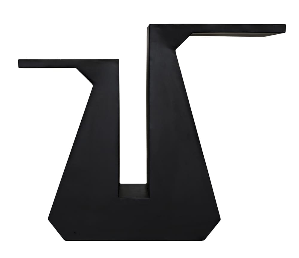 Gaston Console/Side Table in Matte Black — Noir Furniture