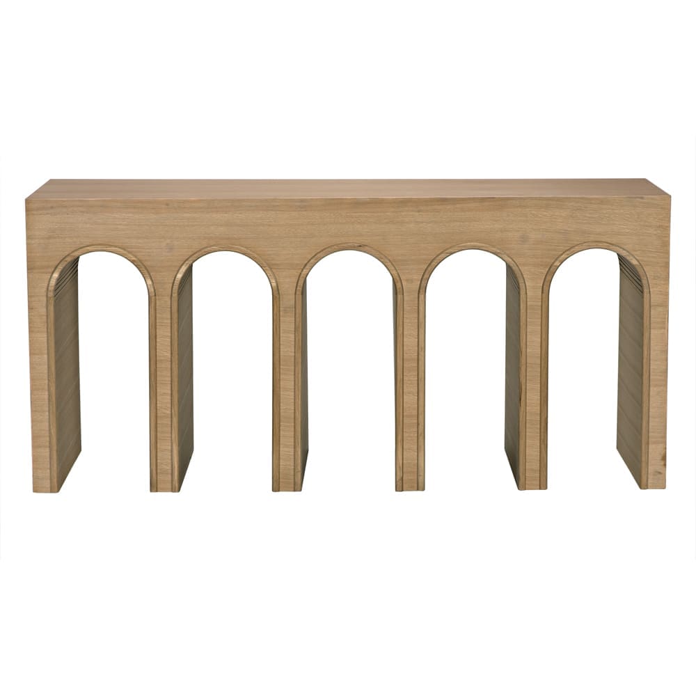 Enzo Console, White Oak by Noir Furniture | Sutter & Vale