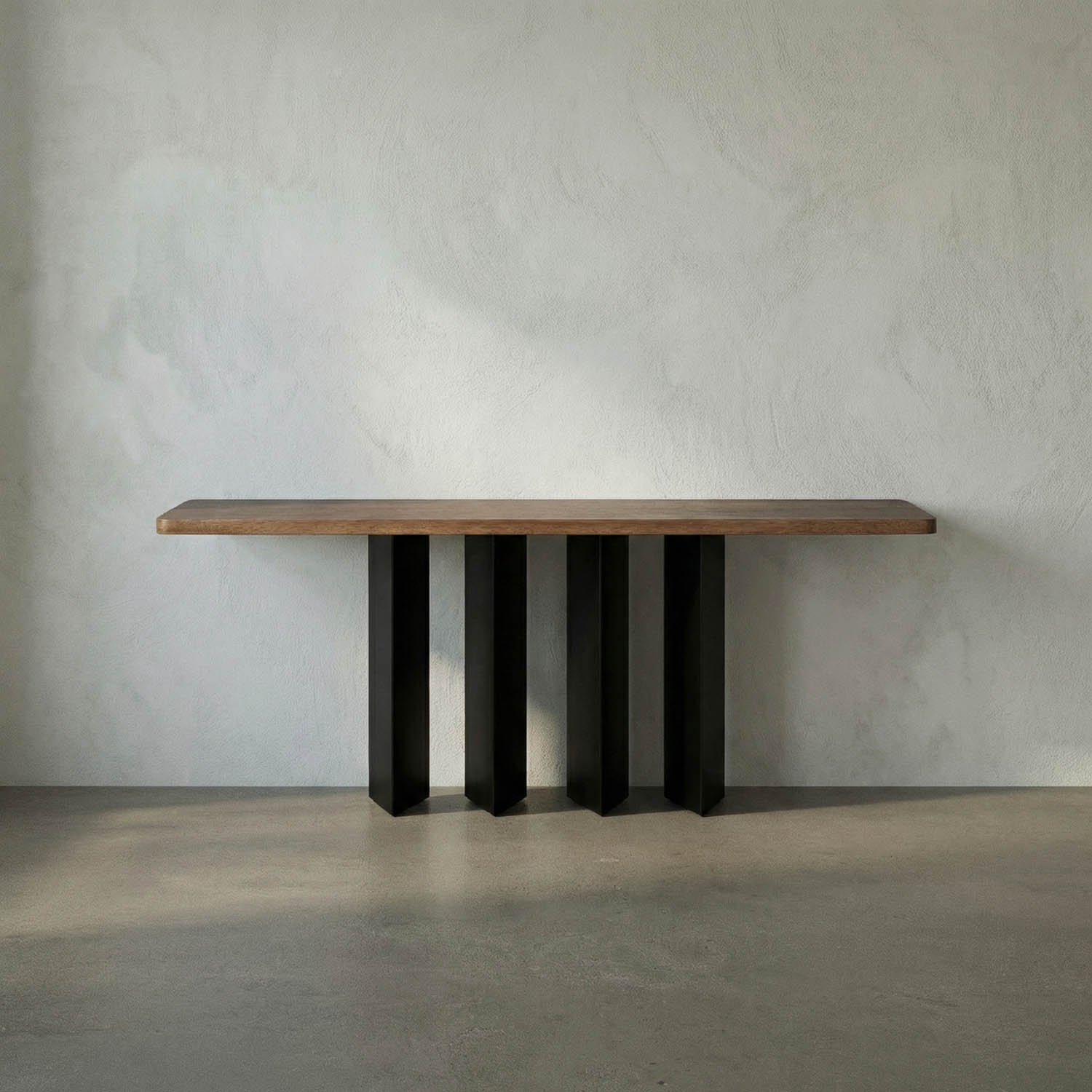 Delta Console with Metal Base