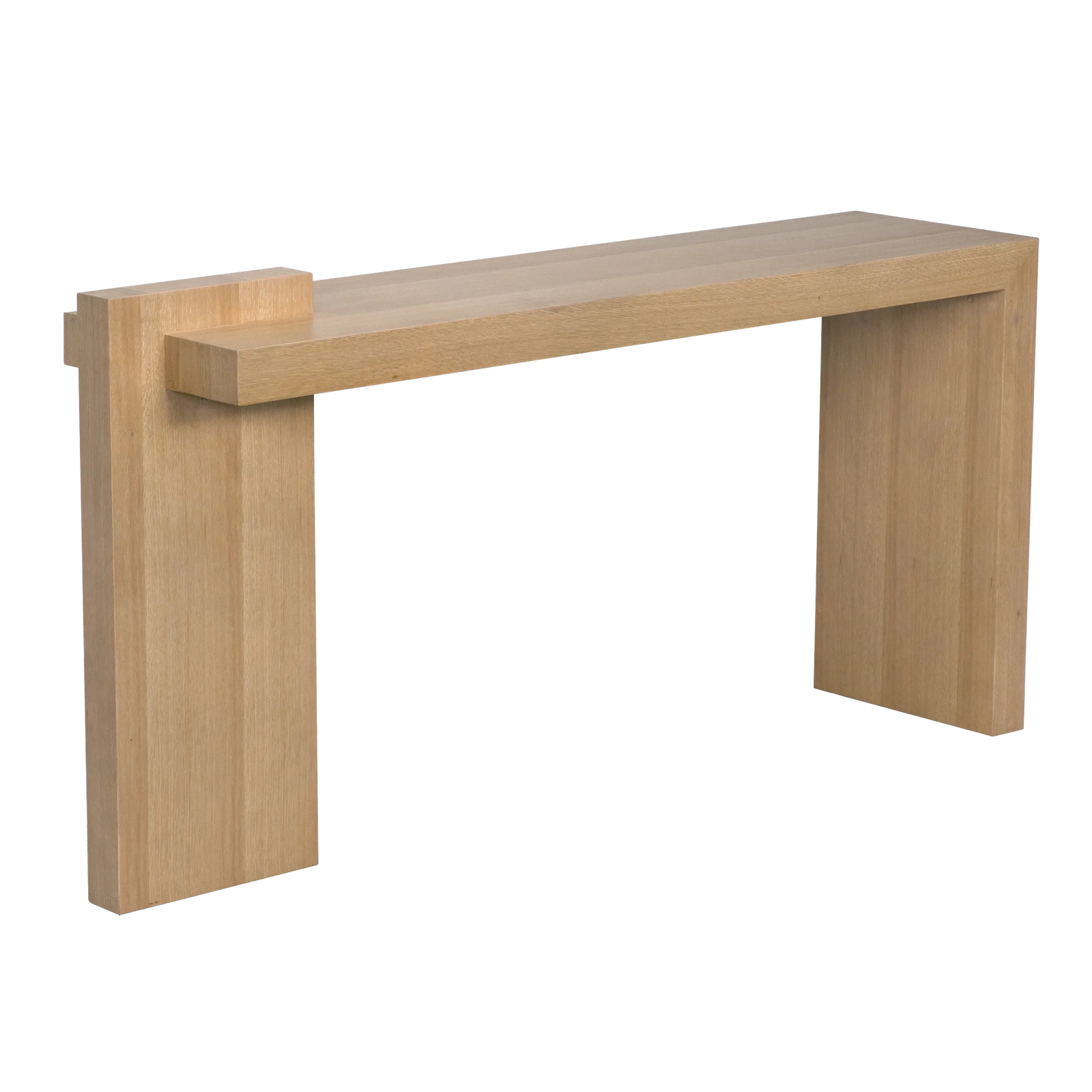 Atlanta Console, White Oak Veneer by Noir Furniture | Sutter & Vale