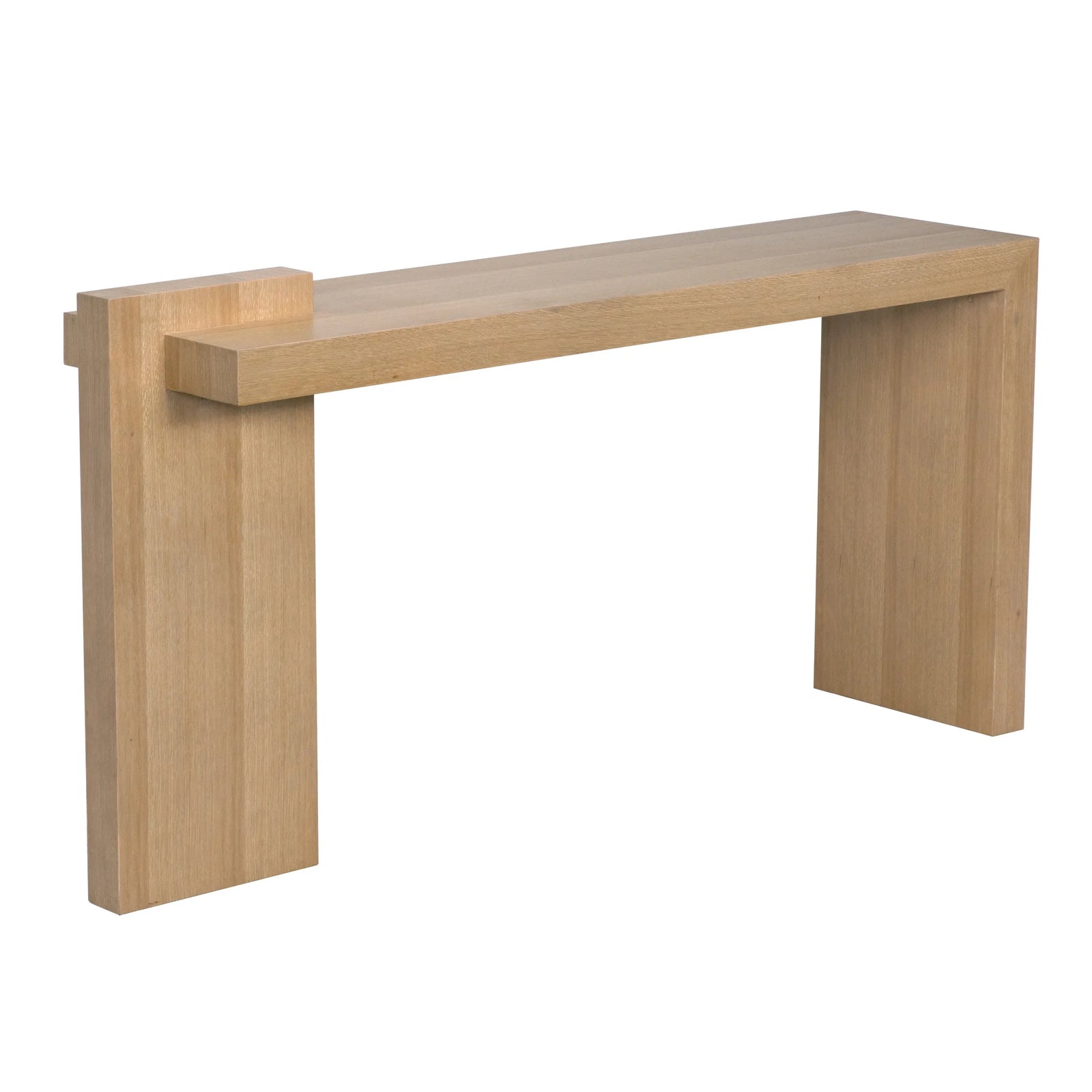 Atlanta Console, White Oak Veneer by Noir Furniture | Sutter & Vale