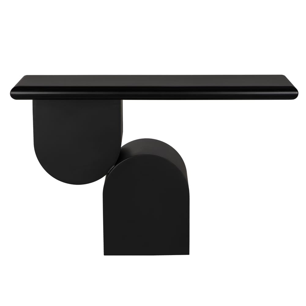 Fraser Console in Matte Black — Noir Furniture