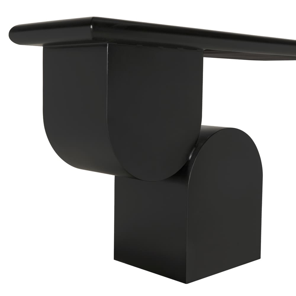 Fraser Console in Matte Black — Noir Furniture