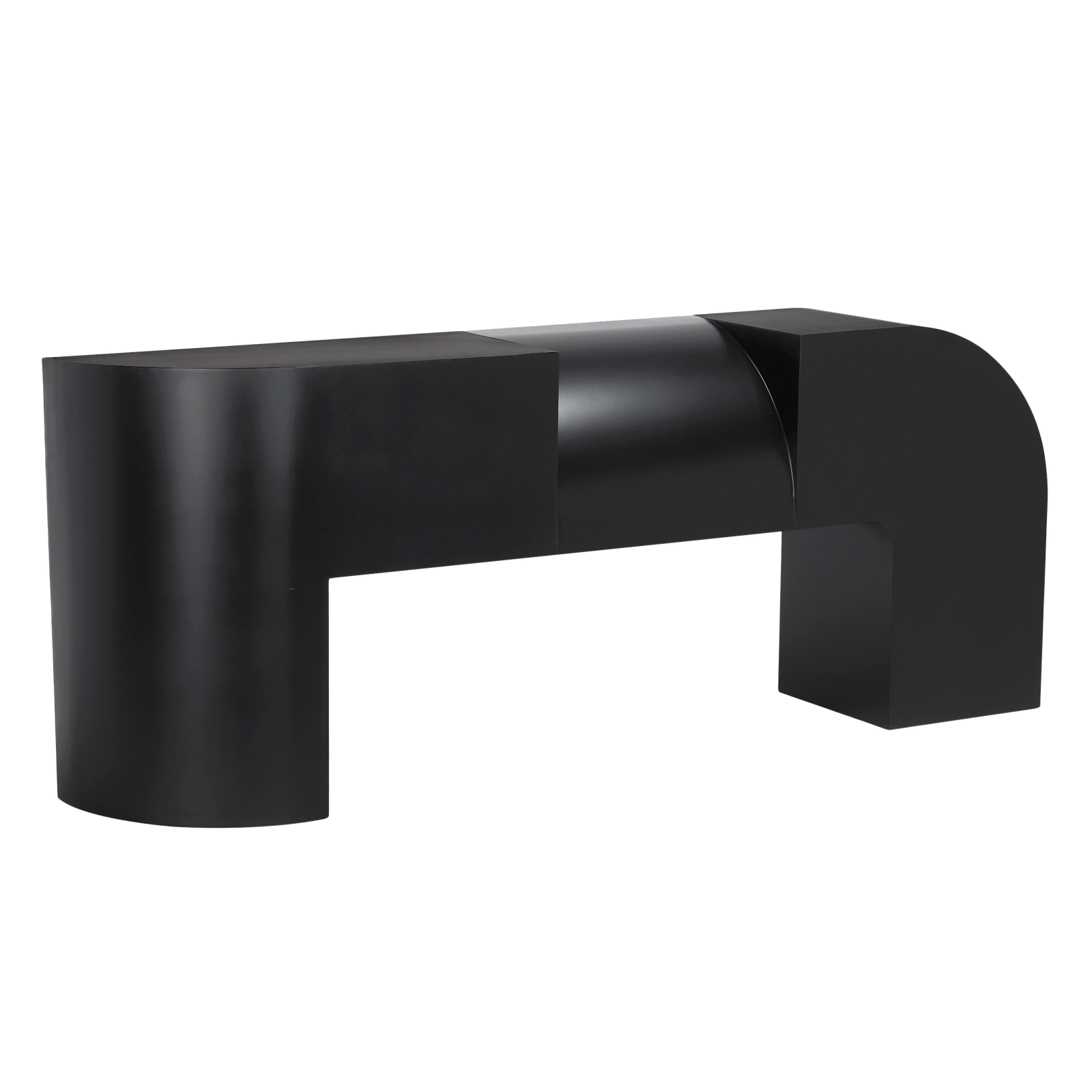 Crafter Console in Matte Black — Noir Furniture