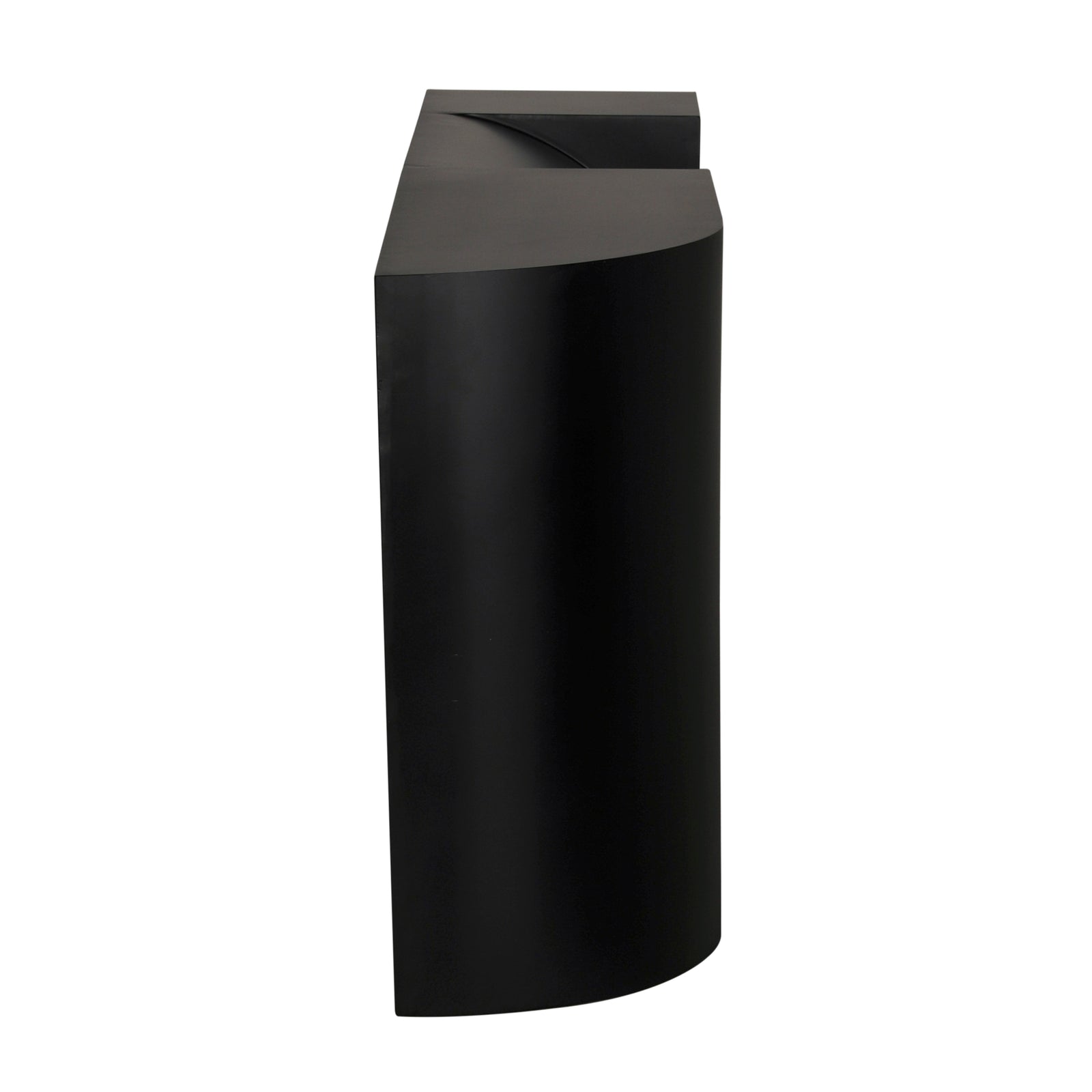Crafter Console in Matte Black — Noir Furniture